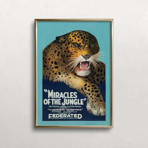 Vintage Cheetah Art Print: Colorful Safari Animal Wall Decor (Digital Download