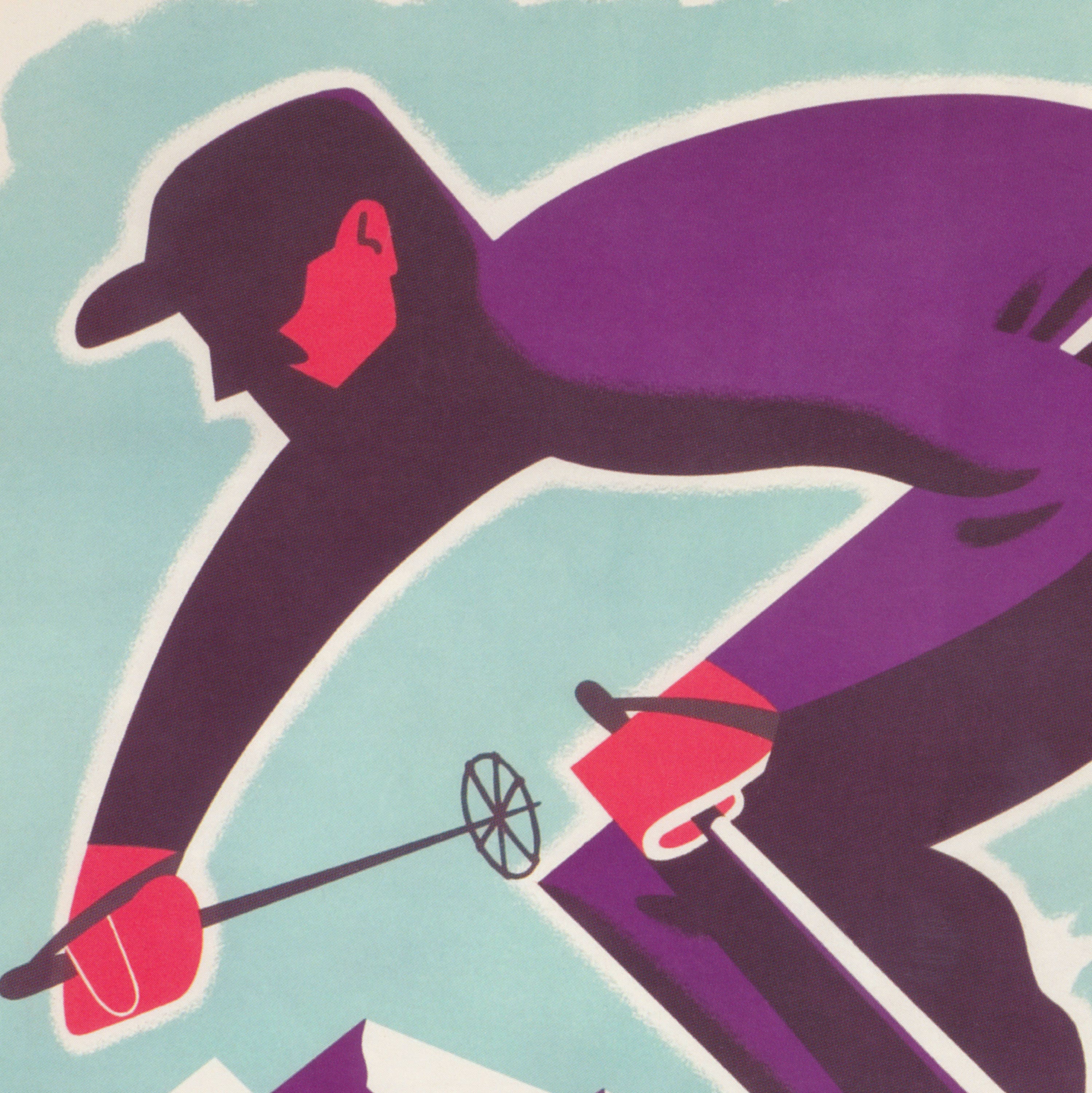 Ski Colorado Print Vintage Ski Poster Colorado Print - Etsy