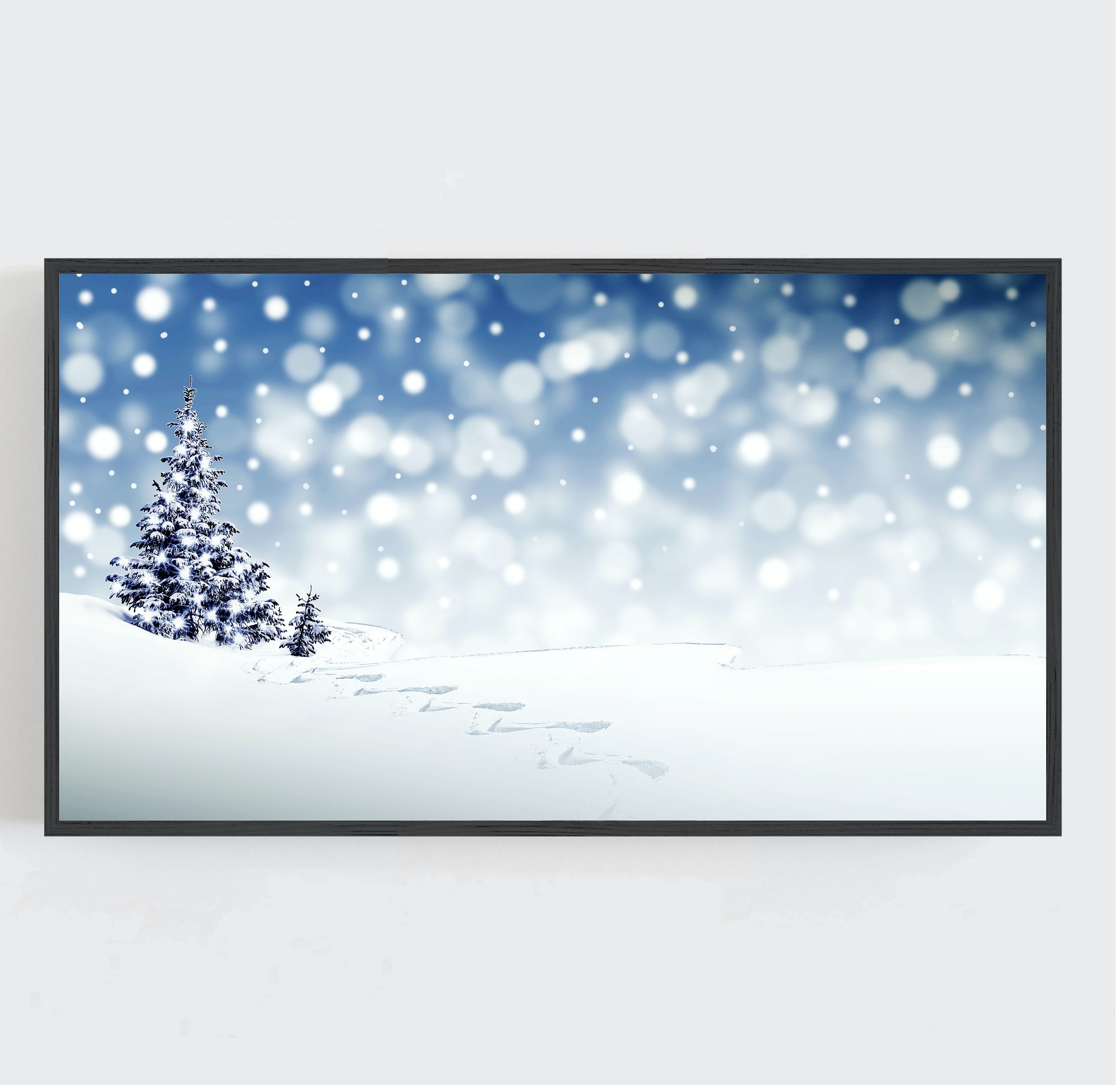 Samsung Frame TV Art Christmas Tree Wall Art Frame TV Art Etsy