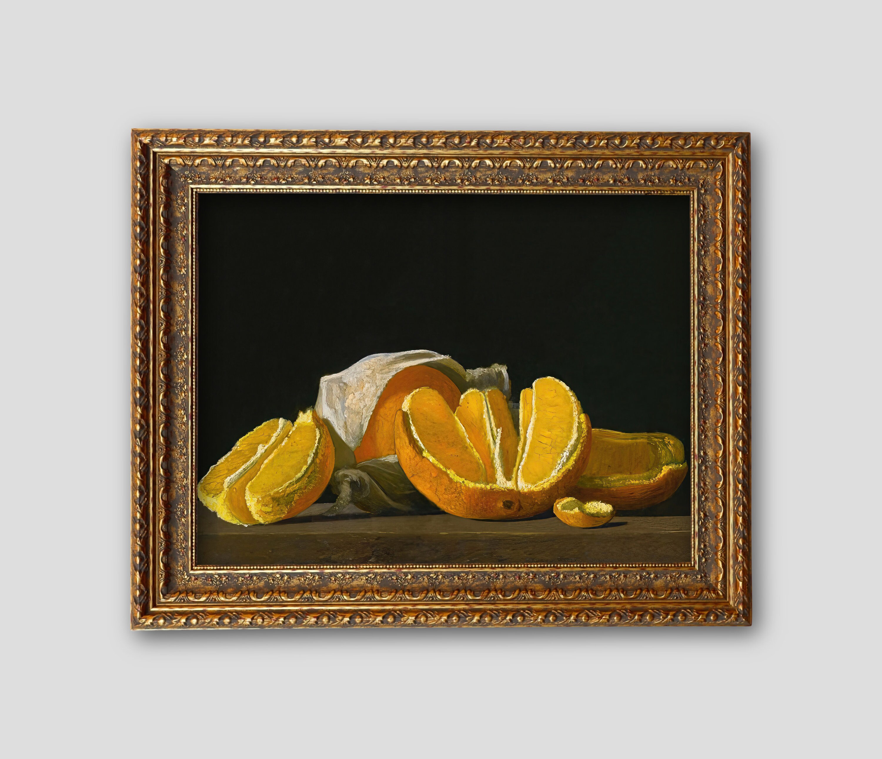Oranges Wall Art Fruit Wall Art Vintage Wall Art Etsy