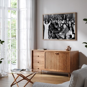 Prohibition Bar Print: Vintage Black and White Wall Art (Digital Download) image 5