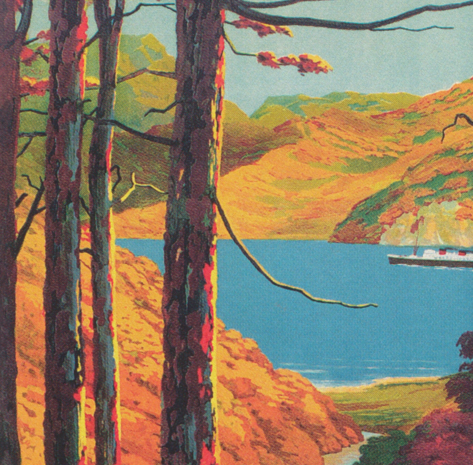 New Zealand Wall Art Vintage Wall Art Marlborough Sounds Etsy