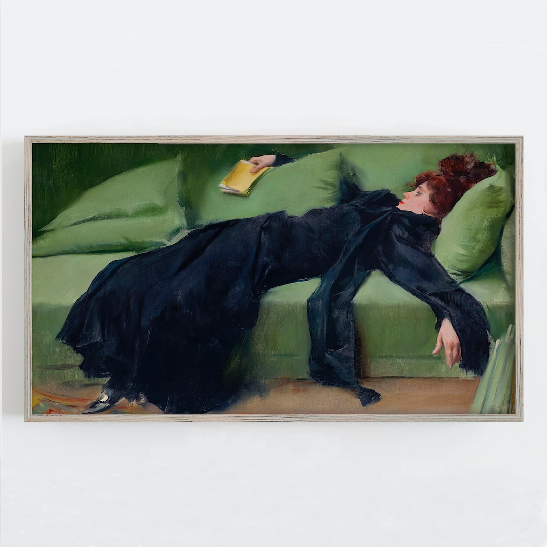 Samsung Frame TV Art: Decadent Young Woman Portrait (digital Download ...