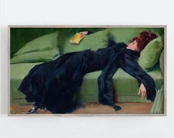 Samsung Frame TV Art: Decadent Young Woman Portrait (Digital Download)