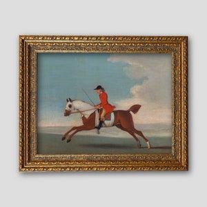 Ridande hästtryck: Vintage ryttarekonst (digital nedladdning) bild 3
