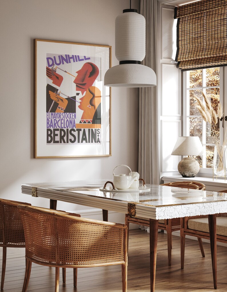 Art Deco Wall Decor Vintage Wall Art Glamorous Couple Man Etsy