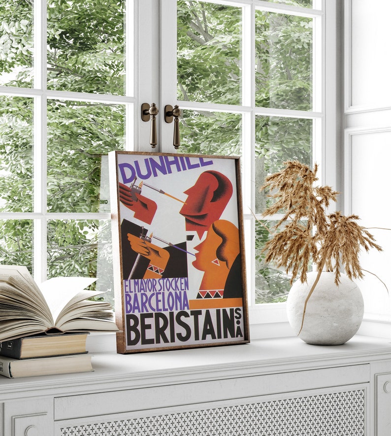 Art Deco Wall Decor Vintage Wall Art Glamorous Couple Man Etsy