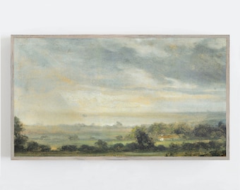 Samsung Frame TV Art, Arte de pared vintage, Arte paisajístico, Decoración campestre francesa, Arte minimalista, Decoración de pared de granja, DESCARGAR, Arte de TV digital