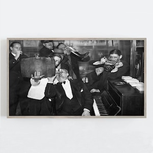 Prohibition Era Photo for Samsung Frame TV: Vintage Bar Decor (Digital Download)