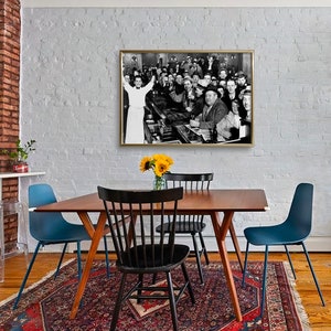 Prohibition Bar Print: Vintage Black and White Wall Art (Digital Download) image 6