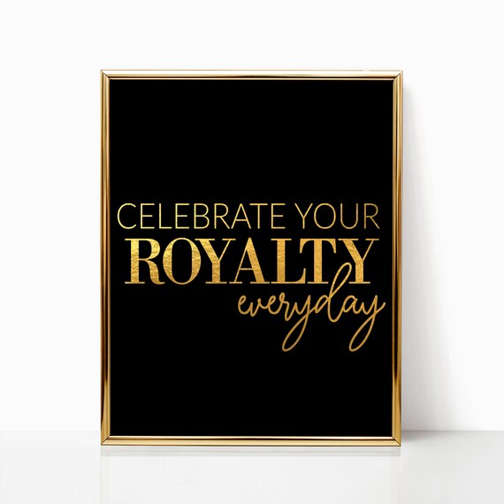 Wall Art Black Girl Magic Melanin Queen Gift for Her Home Etsy