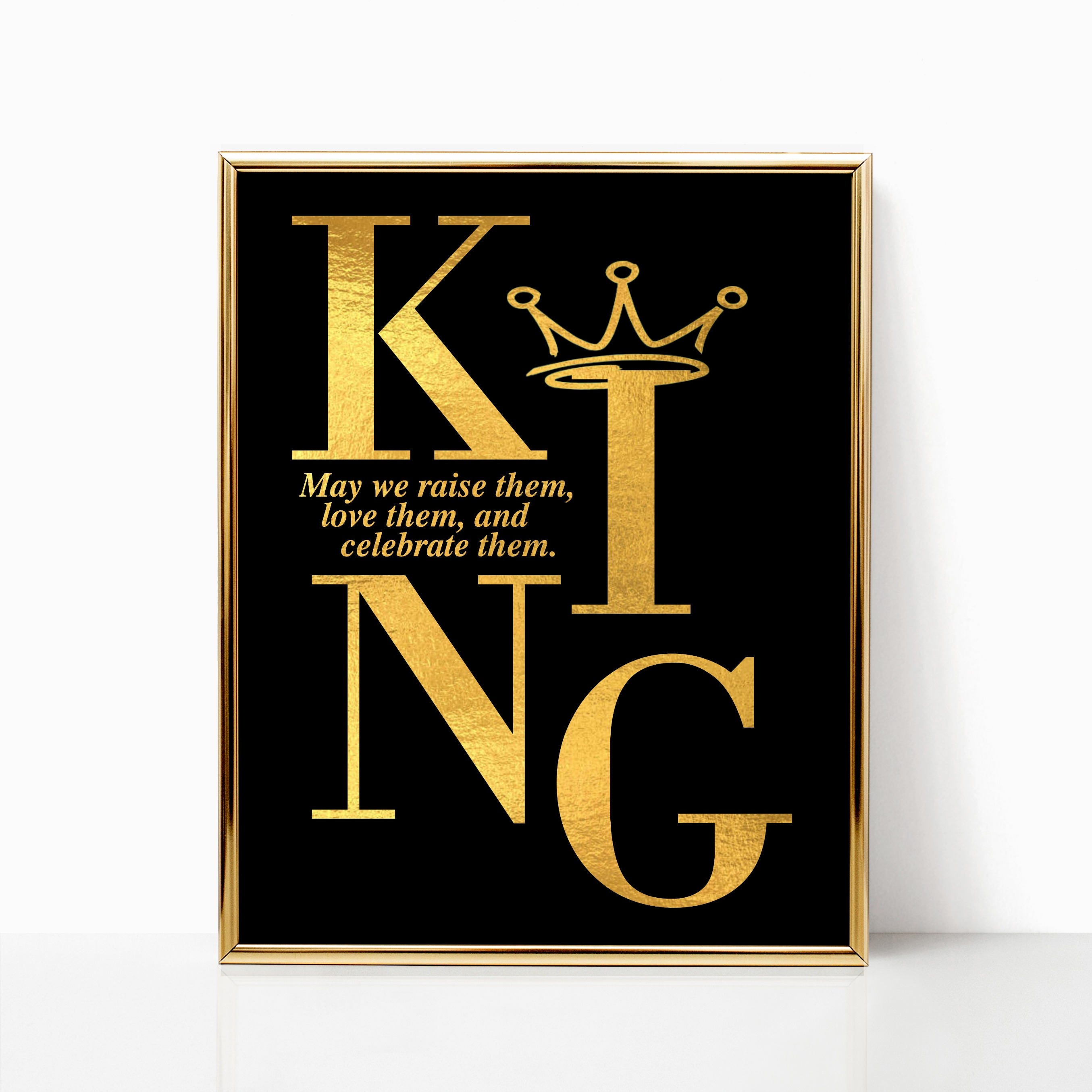Young Black King Quotes Young King Raise Love & Celebrate Black Boy Joy Black - Etsy