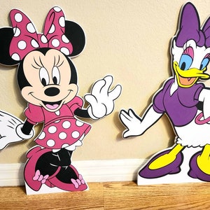 Bowtique standee /  bowtique decorations/  bowtique standees/ standee / party props  Mouse Stand up- mouse cutouts