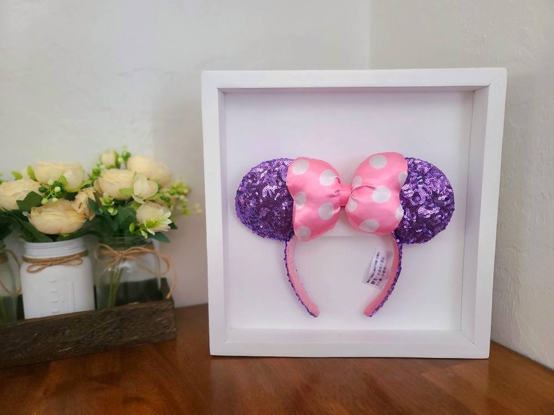 Mouse Ears Wall Display Frame/ Minnie Ears Holder/ Decorative Etsy