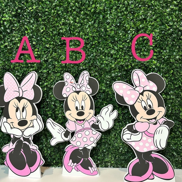 Mouse stands, mouse  standees/  mouse standee  party props  Mouse Stand up- mouse cutouts