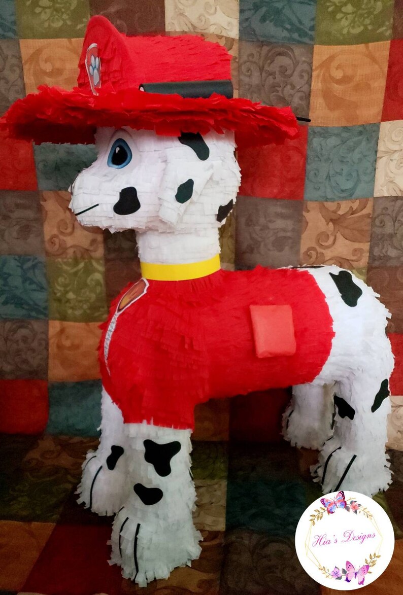 paw patrol pi\u00f1ata paw patrol party marshall pi\u00f1ata paw patrol decorations paw patrol supplies marshall decorations