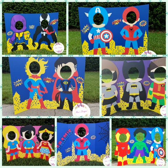 Superhero Photo Booth Props And Decorations - Printable Props And - View #5