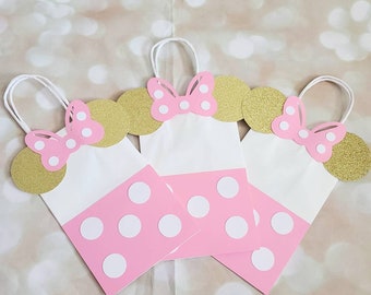 mouse inspired favor bags/mickey favor bags/  decorations/mickey party/party favors/ party favors/ birthday/mickey birthday