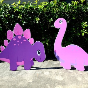 Dinosaur stand ups/  Dinosaur girl/ Dinosaur party props/Dinosaur party/ dinasour boy/ dinosaur girl/customizable dinosaur