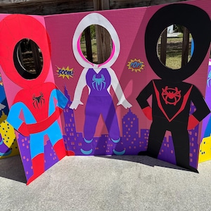 spider photobooth /Superhero photobooth props superheros party/ superheros photobooth -spider party- tv shows photobooth party/ decorations