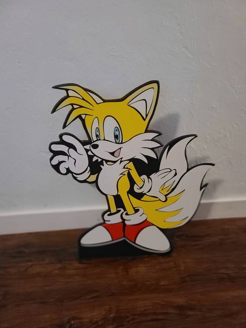 Sonic the hedgehog photo prop frame /sonic props / sonic | Etsy