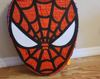 Spider  piñata - spider piñata-  piñata- super piñata-  piñata- superhero's party superheroes decorations