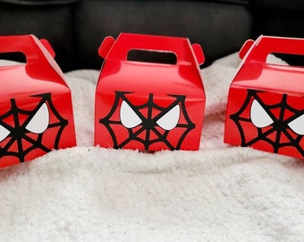 Spider Favor boxes, spider party, spider party favors, spider party decorations,spider decor