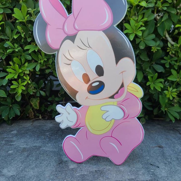 Baby mouse cutouts/ baby props,  mouse baby standee -baby mouse stand up - mouse baby props decorations
