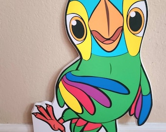 Piñata La Granja De Zenon Loro Pepe La Granja Standees /the Farm