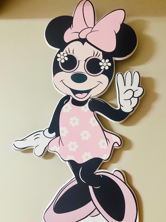 Groovy Minnie Standee / Boho Decorations/ Groovy Minnie Standees