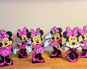 Mouse stands, mouse  standees/  mouse standee  party props  Mouse Stand up- mouse cutouts