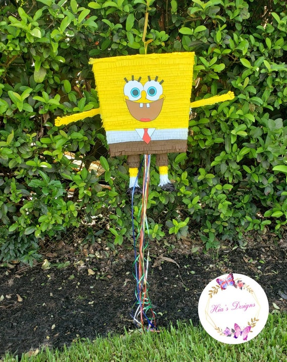 Spongebob Pinata Pinata Party Decoration Spongebob Etsy