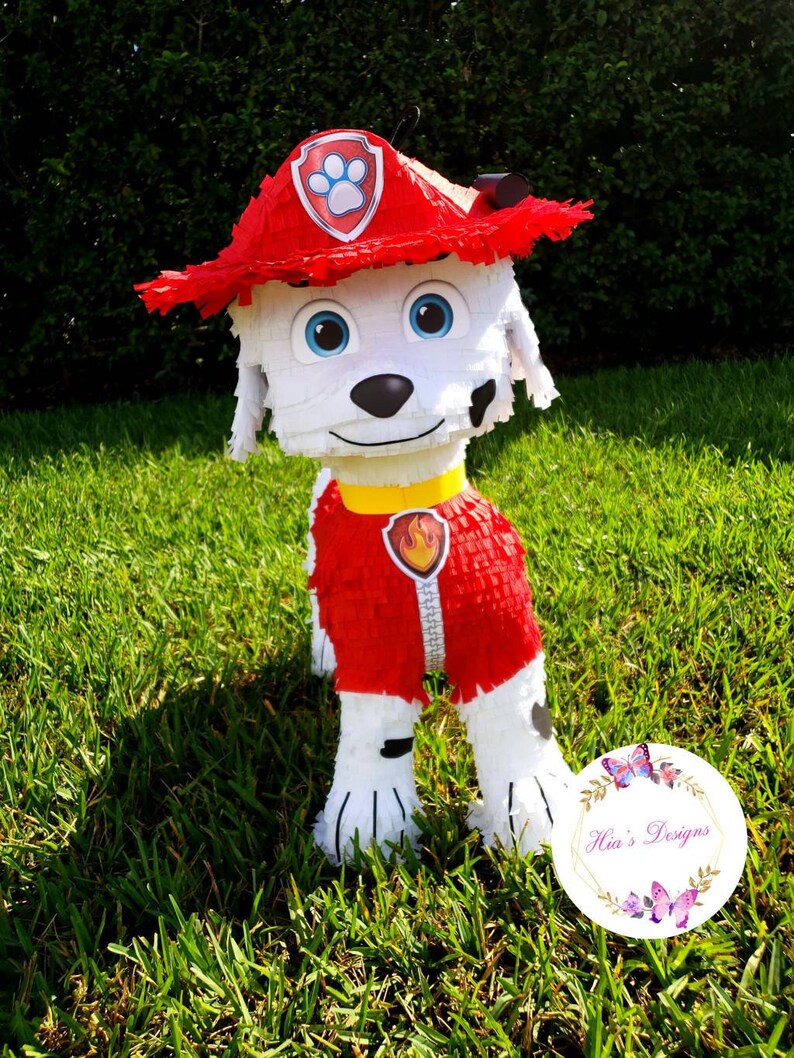 paw patrol pi\u00f1ata paw patrol party marshall pi\u00f1ata paw patrol decorations paw patrol supplies marshall decorations