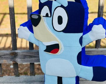Bluey piñata/ bluey piñata/number piñata/first birthday piñata/bluey/bingo
