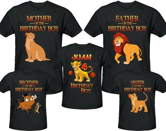 Download Lion King Birthday Shirt Etsy