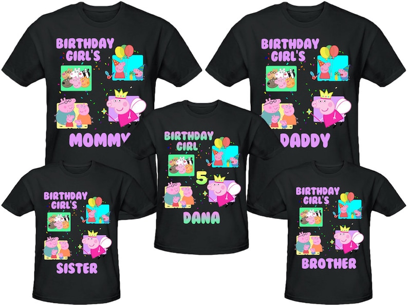 Pocoyo Birthday Shirts T-shirts Tshirts Party Supplies Favor Decorations Age