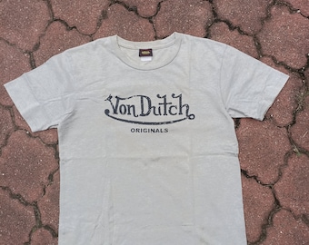 Vintage Von Dutch camiseta deletrear