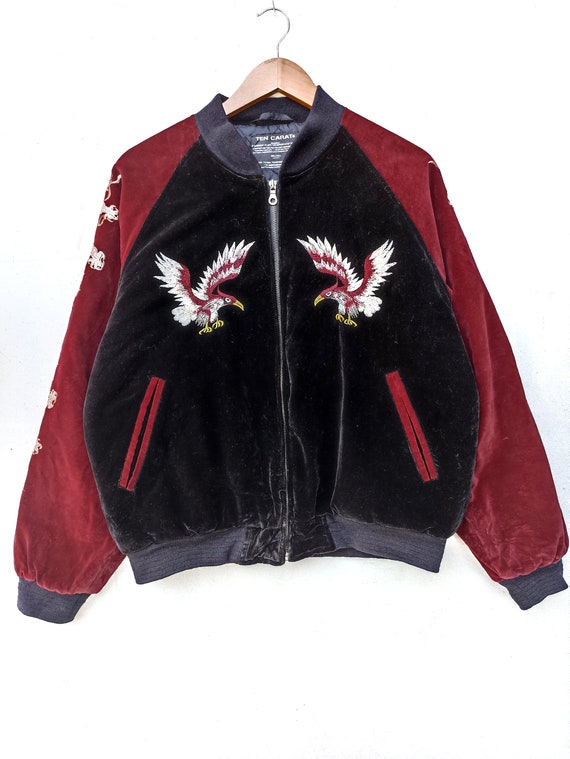 Vintage Sukajan Souvenir Jacket West Pac Tour Yok… - image 2