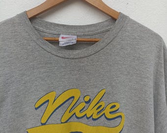 Vintage 90s Vintage Nike t shirt spell out Large Size