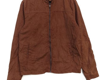 Vintage Zaraman Jacke Cord braun Wildleder mittlerer Größe