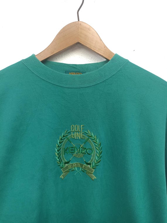 Vintage 90s Vintage Kenzo Sweatshirt Embroidery Kenzo Golf Large 