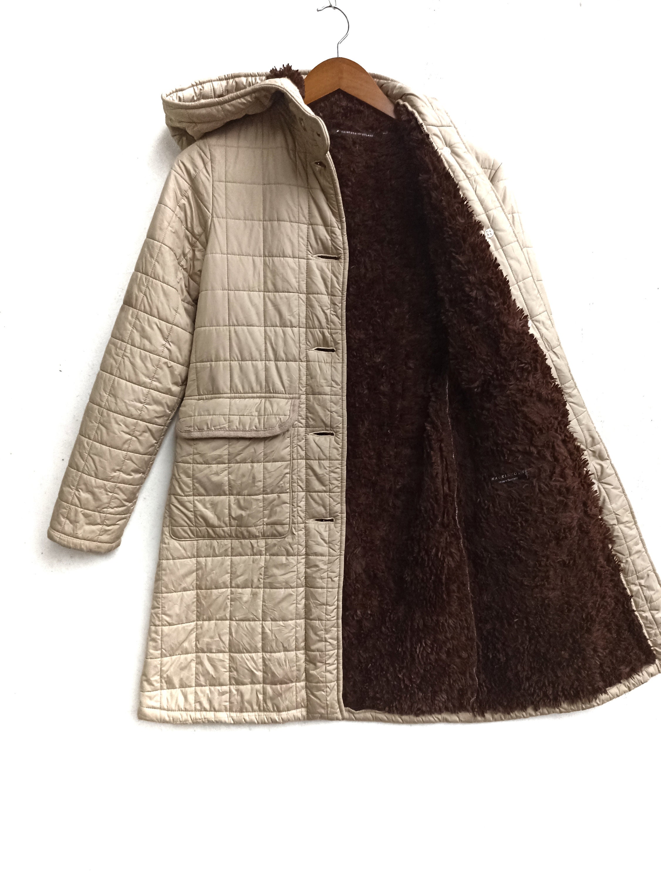 Mackintosh Men's Quilted Teeming Jacket in Khaki Mackintosh