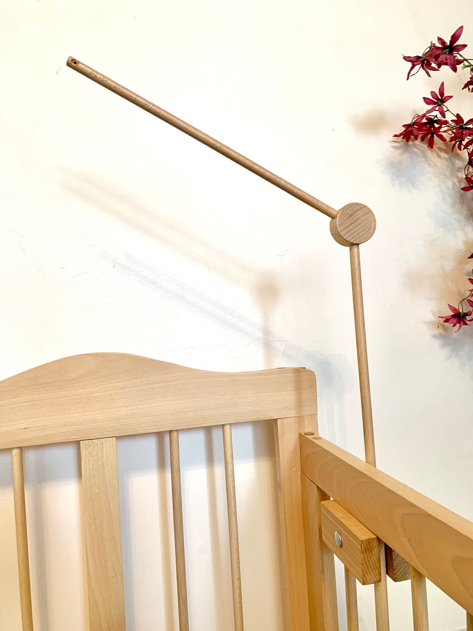 Cot Mobile Hanger Baby Mobile Hanger Crib Wooden Mobile Etsy UK