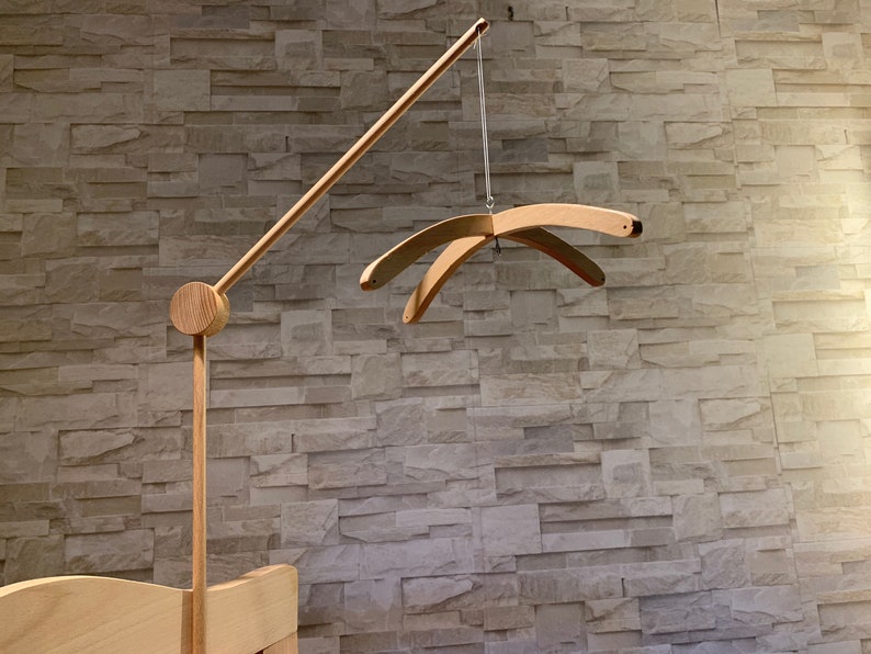 Wooden Mobile Crib 4 Arms Etsy