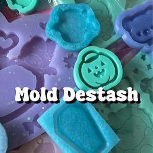 Destash silicone resin molds - kawaii, anime , spooky, Halloween, bunny , bear , ghost, hearts, dishes image 1