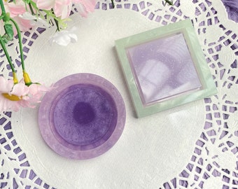 Square & Circle shaker silicone resin mold - shapes