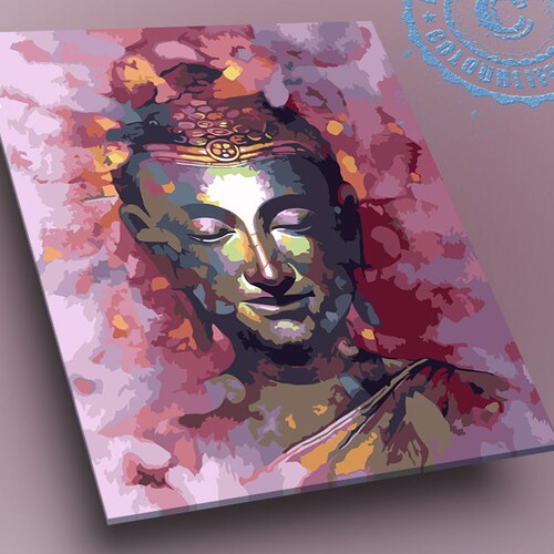 Buddha Paint by Number/ Buddha Paintings/ Buddha Art/ Buddha Etsy