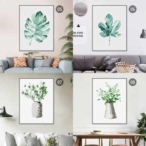 Paint by number kit Agave plant, beautiful plant ,paint by numbers,color by number Modern Minimalist Bedroom Living Room Decoration Canvas image 3