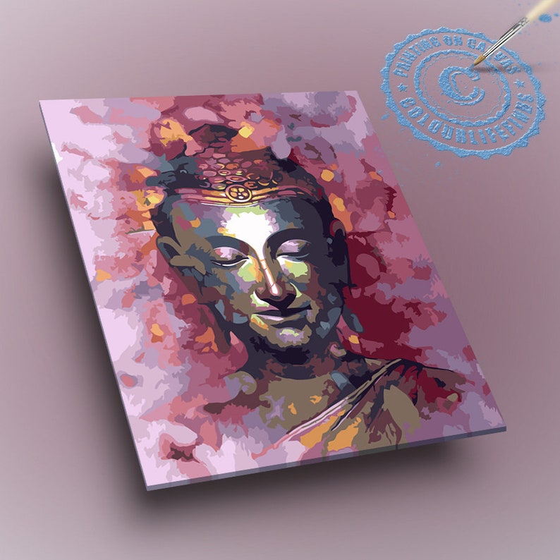 Buddha Paint by Number/ Buddha Paintings/ Buddha Art/ Buddha Etsy UK