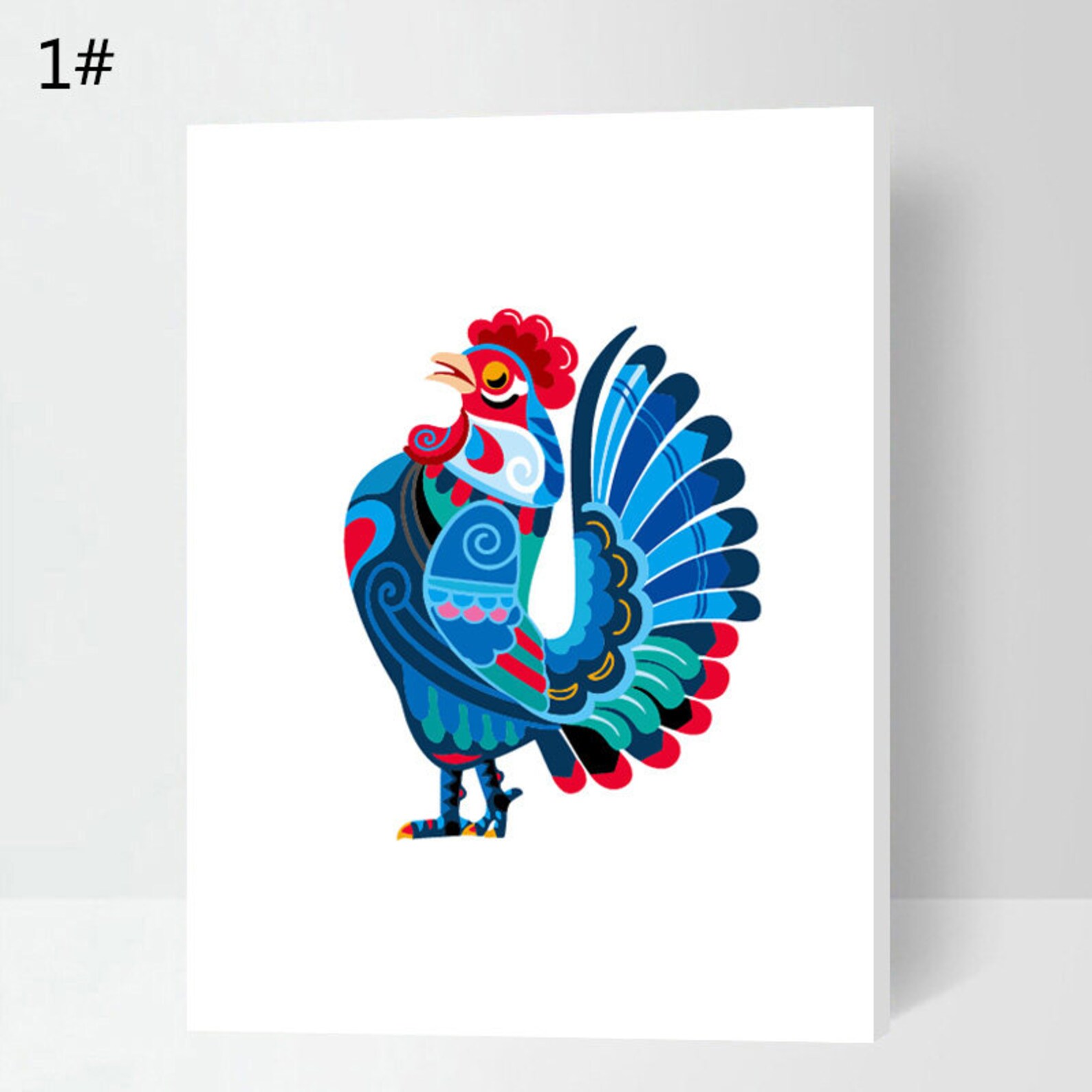 Paint by Number Kit Rooster// Oil Painting Rooster on Etsy